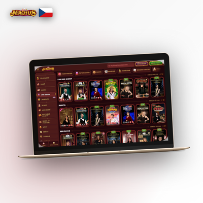 Kompletní katalog slotů a stolních her Magius Casino v desktopovém klientovi