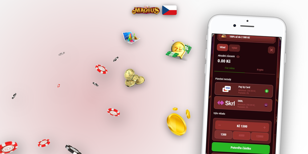 Blockchain platba do Magius Casino – tok kryptoměny od peněženky ke kasinu