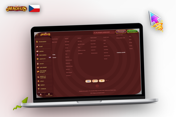 Magius Casino kontakt při problému s přihlášením – reset hesla na notebooku