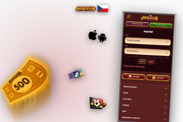 Zadání promo kódu při vkladu v Magius Casino pro aktivaci uvítacího bonusu